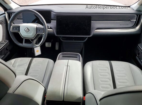 7PDSGABA7RN036714 2024 RIVIAN R1S White წინა პანელის ხედი