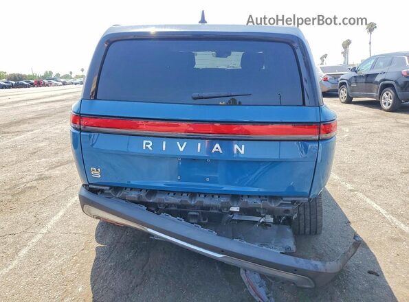 7PDSGABA9RN033281 2024 RIVIAN R1S Blue Widok z tyłu