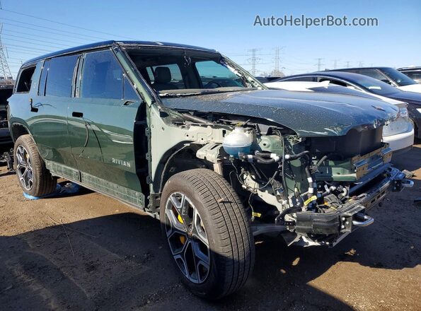 7PDSGABL7PN003291 2023 RIVIAN R1S Green Delantero derecho