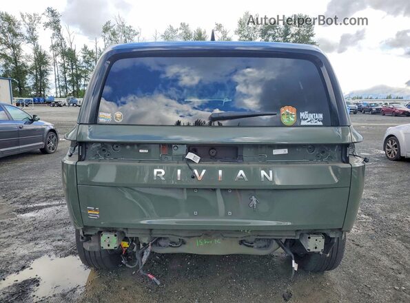7PDSGABLXPN007917 2023 RIVIAN R1S Green Rear view