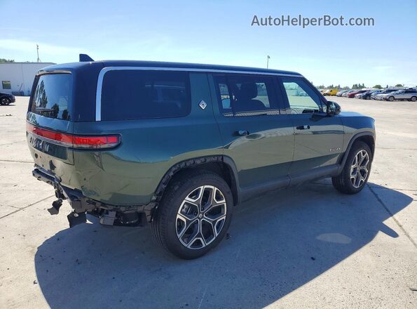 7PDSGCBA0TN080413 2026 RIVIAN R1S Зеленый Задняя правая четверть