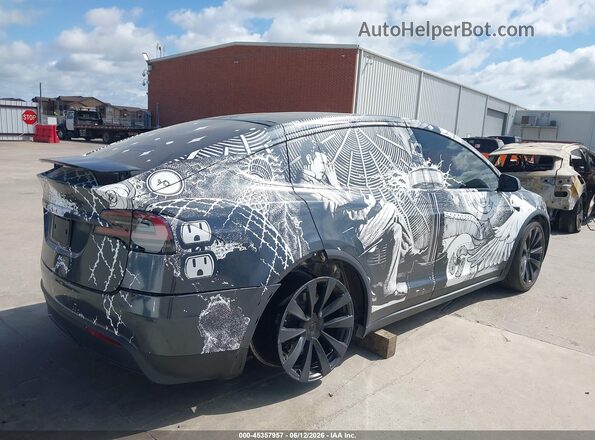 7SAXCAE50NF357366 2022 TESLA MODEL X Black Задня права чверть