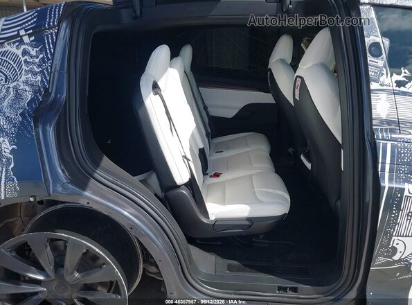 7SAXCAE50NF357366 2022 TESLA MODEL X Black Вид наклейки з VIN-кодом
