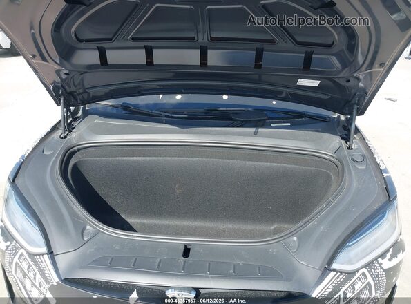 7SAXCAE50NF357366 2022 TESLA MODEL X Black Вид ззаду