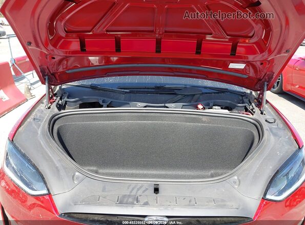 7SAXCAE58SF462183 2025 TESLA MODEL X Red უკანა ხედი