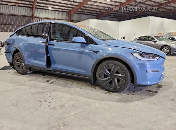 7SAXCAE59TF478510 2026 TESLA MODEL Синий Передняя правая четверть