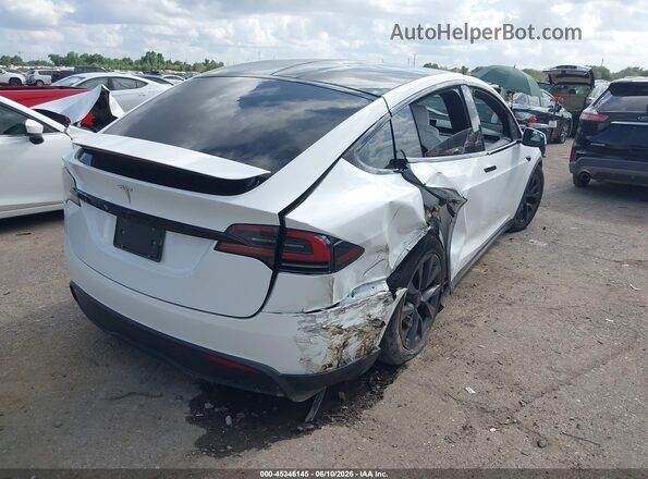 7SAXCBE53NF355729 2022 TESLA MODEL X White Tył prawy