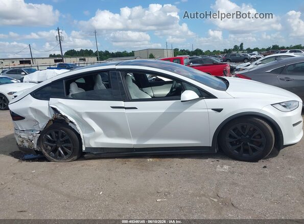 7SAXCBE53NF355729 2022 TESLA MODEL X White Widok deski rozdzielczej