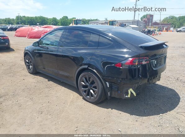 7SAXCBE57NF328517 2022 TESLA MODEL X Черный Задняя левая четверть