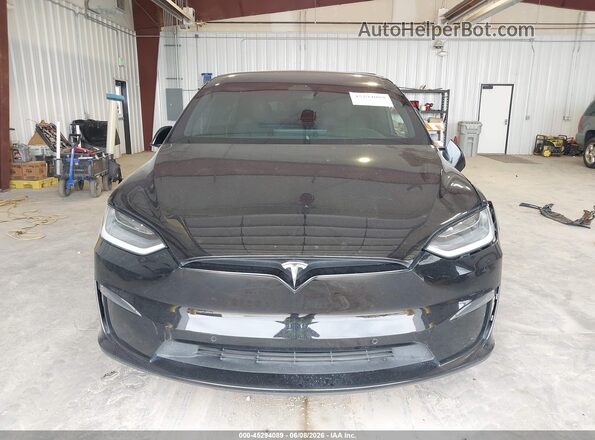 7SAXCBE60NF343904 2022 TESLA MODEL X Черный Вид задней части салона