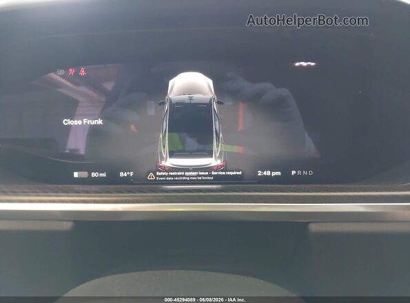7SAXCBE60NF343904 2022 TESLA MODEL X Черный Вид задних сидений