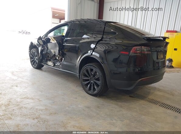 7SAXCBE60NF343904 2022 TESLA MODEL X Черный Задняя левая четверть