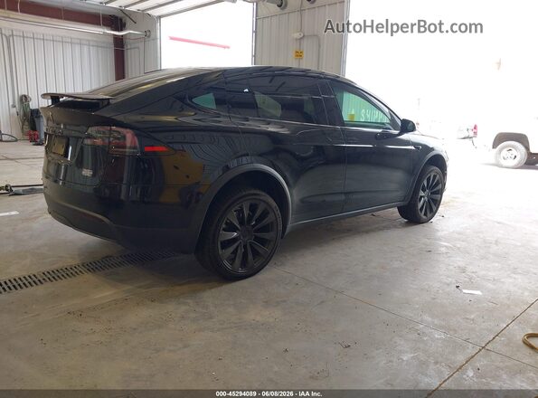 7SAXCBE60NF343904 2022 TESLA MODEL X Черный Задняя правая четверть