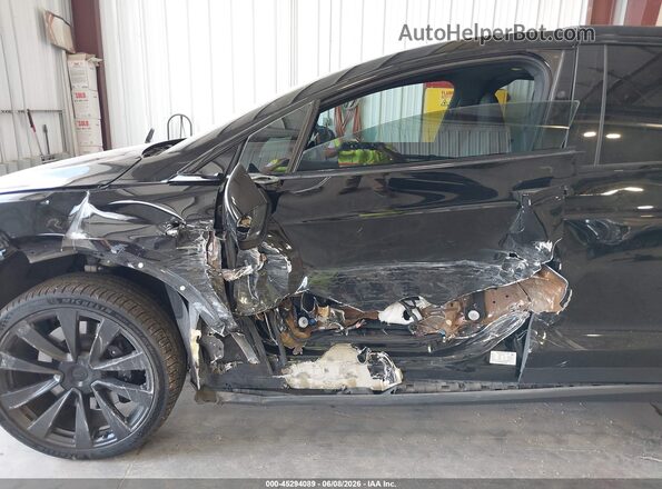 7SAXCBE60NF343904 2022 TESLA MODEL X Черный Вид спереди