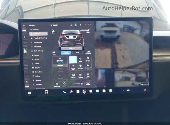 7SAXCBE60NF343904 2022 TESLA MODEL X Черный 