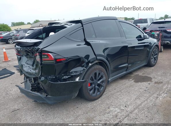 7SAXCBE62RF437093 2024 TESLA MODEL X Black Հետևի աջ