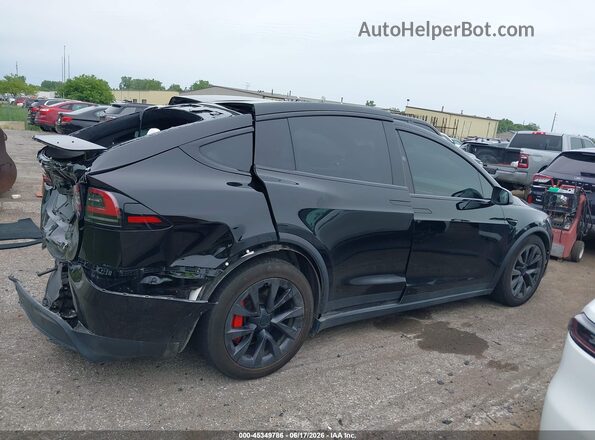 7SAXCBE62RF437093 2024 TESLA MODEL X Black Առջևի վահանակի տեսք
