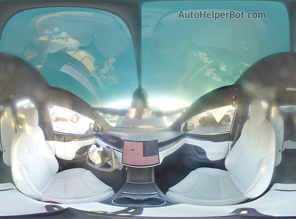 7SAXCBE62RF440396 2024 TESLA MODEL Черный Панорамный вид салона 360°