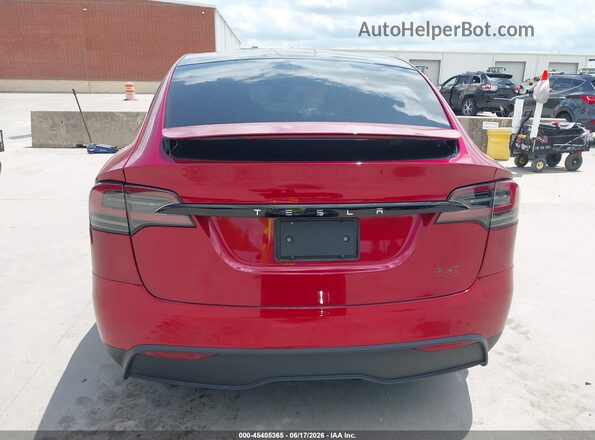 7SAXCBE65PF428918 2023 TESLA MODEL X Burgundy 