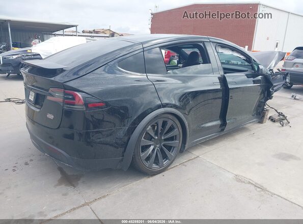 7SAXCBE66NF345351 2022 TESLA MODEL X Black Tył prawy