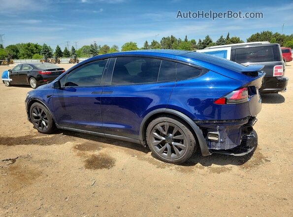 7SAXCBE67NF332253 2022 TESLA MODEL Синий Задняя левая четверть