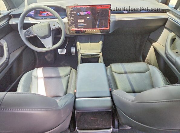 7SAXCBE67NF332253 2022 TESLA MODEL Синий Вид панели приборов