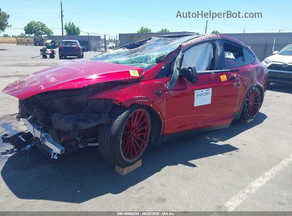 7SAXCBE67RF440331 2024 TESLA MODEL X Red Vista tres cuartos delantera izquierda
