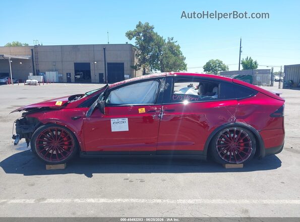 7SAXCBE67RF440331 2024 TESLA MODEL X Red Vista interior de 360 grados
