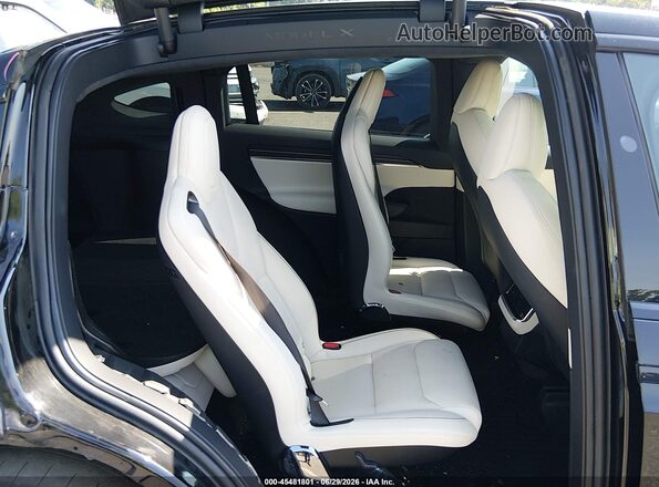 7SAXCBE6XNF356093 2022 TESLA MODEL X Черный Вид наклейки с VIN-кодом