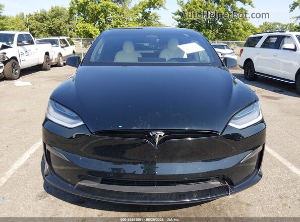 7SAXCBE6XNF356093 2022 TESLA MODEL X Черный Вид сзади