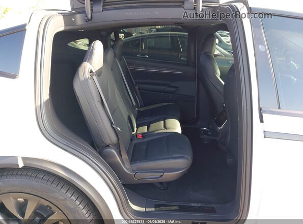 7SAXCDE51NF358902 2022 TESLA MODEL X Белый Вид наклейки с VIN-кодом