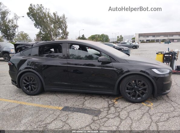 7SAXCDE52PF427132 2023 TESLA MODEL X Black უკანა სალონის ხედი