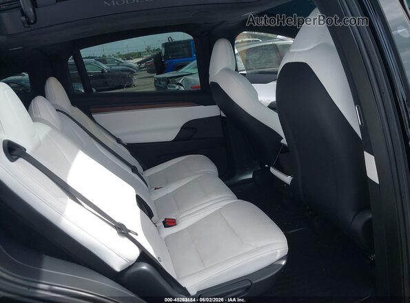 7SAXCDE56RF460007 2024 TESLA MODEL X Black VIN sticker view