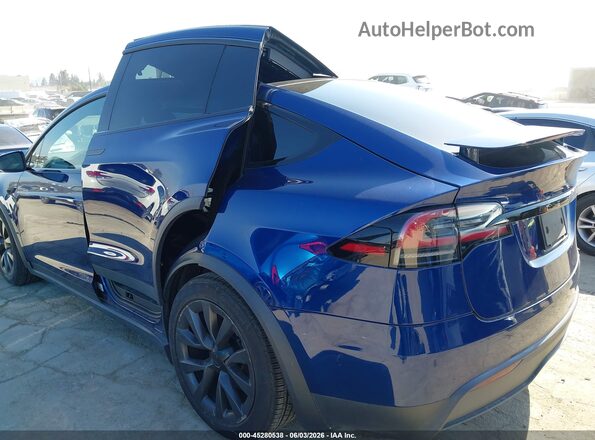 7SAXCDE59PF386840 2023 TESLA MODEL X Dark Blue Вид спереди