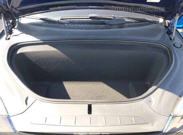 7SAXCDE59PF386840 2023 TESLA MODEL X Dark Blue Вид сзади