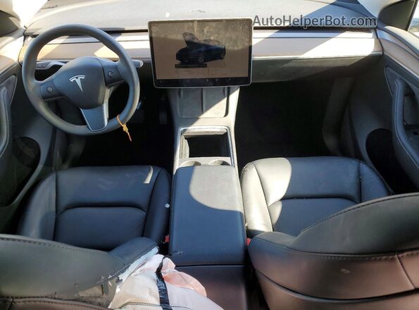 7SAYGAEE0PF774434 2023 TESLA MODEL Blue Vista del salpicadero