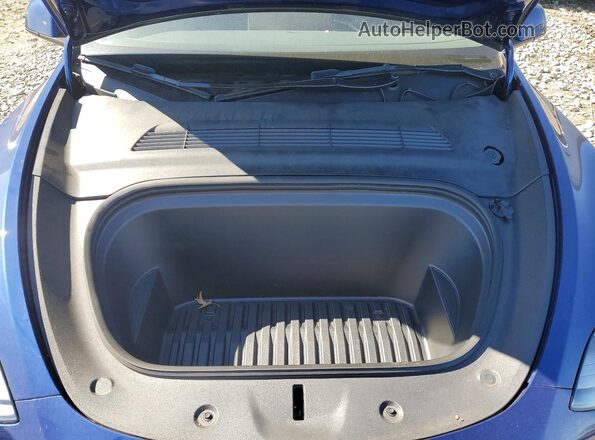 7SAYGAEE0PF774434 2023 TESLA MODEL Blue Vista del compartimento del motor