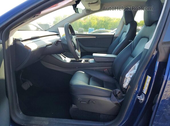 7SAYGAEE0PF774434 2023 TESLA MODEL Blue Vista interior delantera