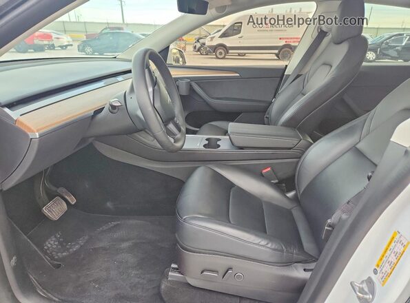 7SAYGAEE1NF543507 2022 TESLA MODEL White წინა სალონის ხედი