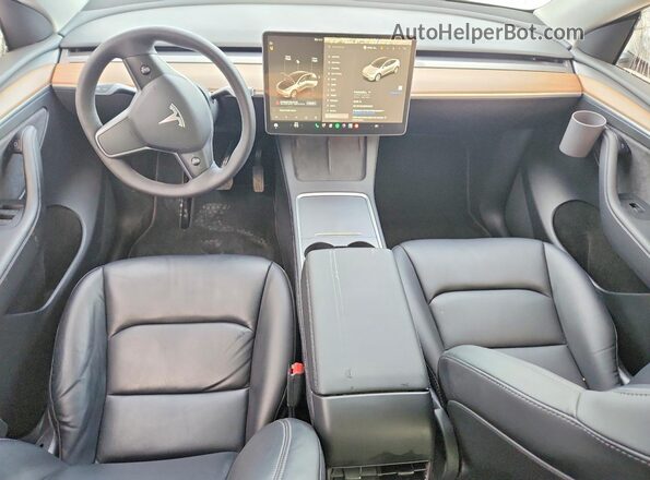 7SAYGAEE1NF543507 2022 TESLA MODEL White წინა პანელის ხედი