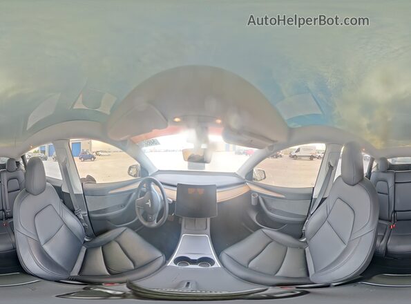 7SAYGAEE1NF543507 2022 TESLA MODEL White VIN კოდის სტიკერის ხედი