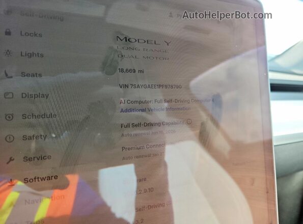 7SAYGAEE1PF978790 2023 TESLA MODEL Серый 