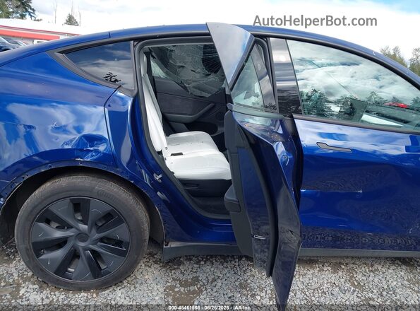 7SAYGAEE1SF277952 2025 TESLA MODEL Y Blue Widok naklejki z numerem VIN