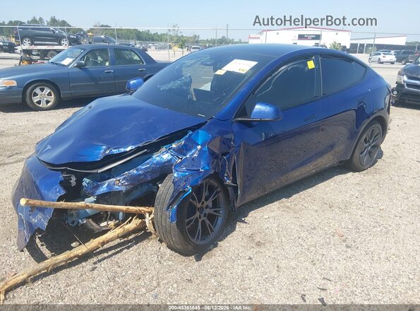 7SAYGAEE1SF290314 2025 TESLA MODEL Y Синий Передняя левая четверть
