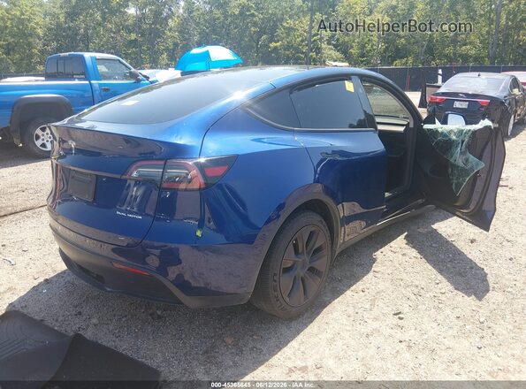 7SAYGAEE1SF290314 2025 TESLA MODEL Y Синий Задняя правая четверть