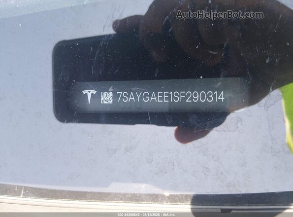 7SAYGAEE1SF290314 2025 TESLA MODEL Y Синий Вид подкапотного пространства