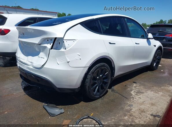 7SAYGAEE2NF316505 2022 TESLA MODEL Y White Rear right