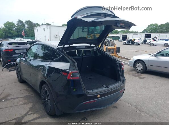 7SAYGAEE2NF388417 2022 TESLA MODEL Y Black Հետևի ձախ