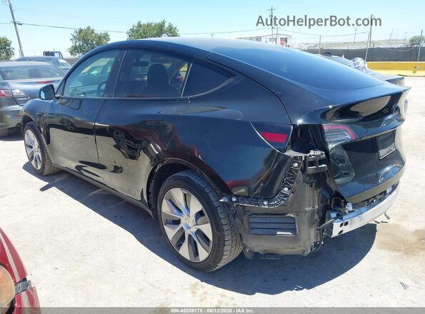 7SAYGAEE2NF486704 2022 TESLA MODEL Y Black Rear left