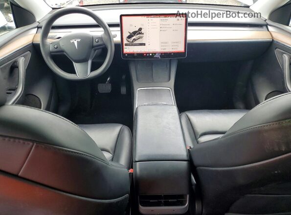 7SAYGAEE2PF792918 2023 TESLA MODEL White Dashboard view